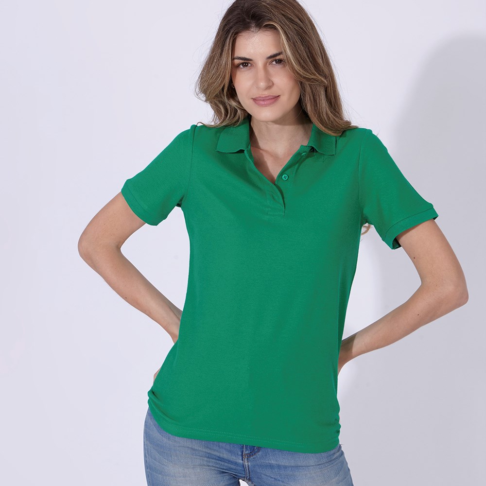 Frauen Farbe Polo-Shirt "keya" WPS180