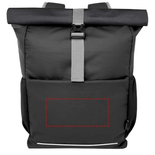 Aqua 15" wasserabweisende Fahrradtasche aus GRS Recyclingmaterial 20 L