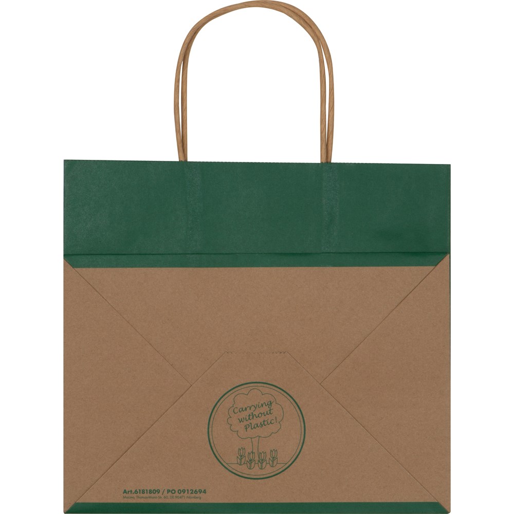 Recycelte Papiertasche klein