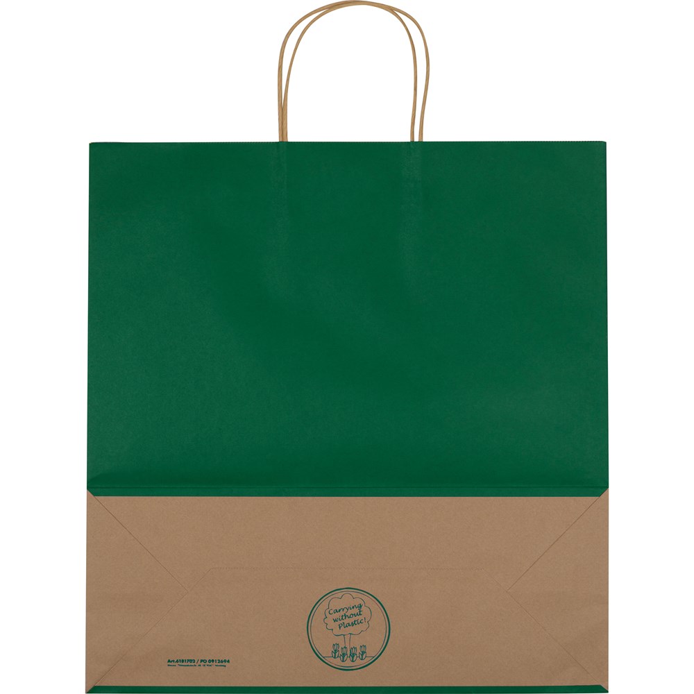 Recycelte Papiertasche groß